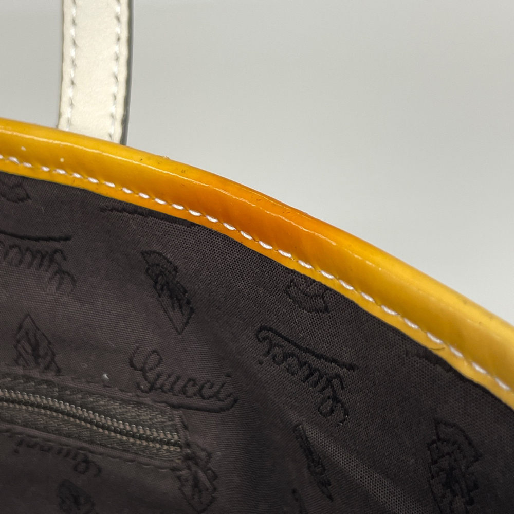 GUCCI Cream Canvas Tote Bag - Picture 8 of 9